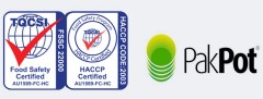 PakPot gain certification to HACCP Code:2003 and FSSC 22000 with TQCSI