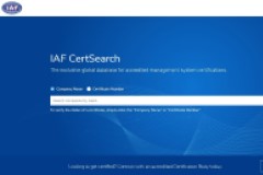 IAF CertSearch Launched - TQCSI
