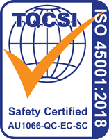 ISO 45001 certification logo