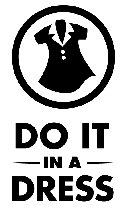 do it in a dress logo