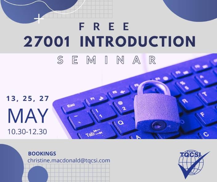 ISO 27001 free Seminar