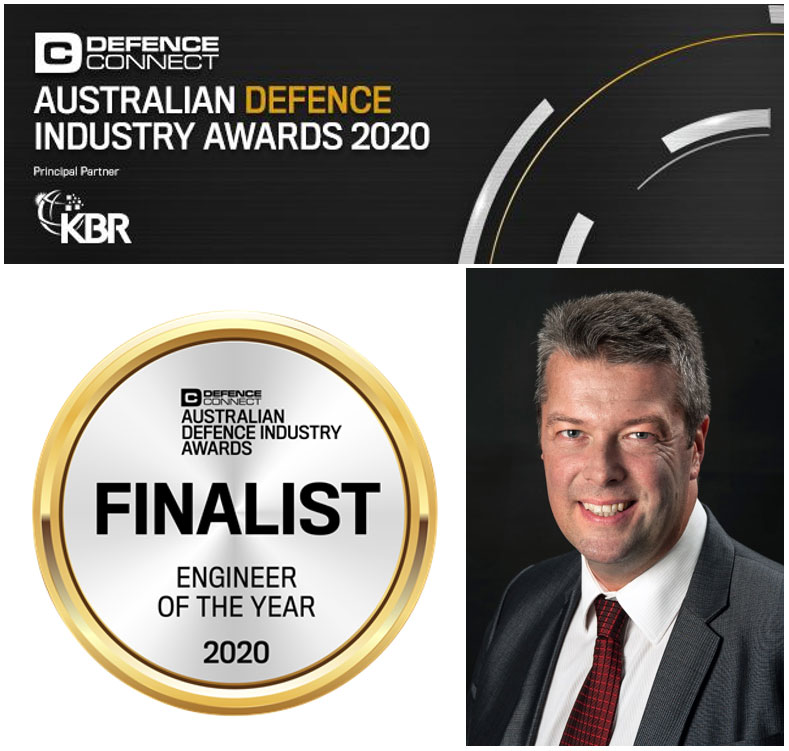 Australian Defence Industry Awards finalist engineer of the year 2020