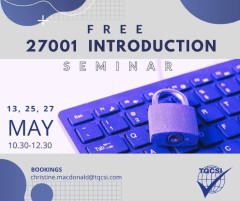 ISO 27001 Introduction Seminars TQCSI